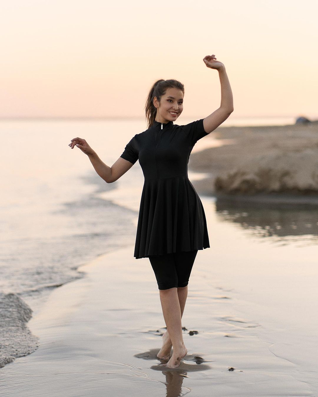 Elegant Mini Burkini 3 Psc Haute Qualite